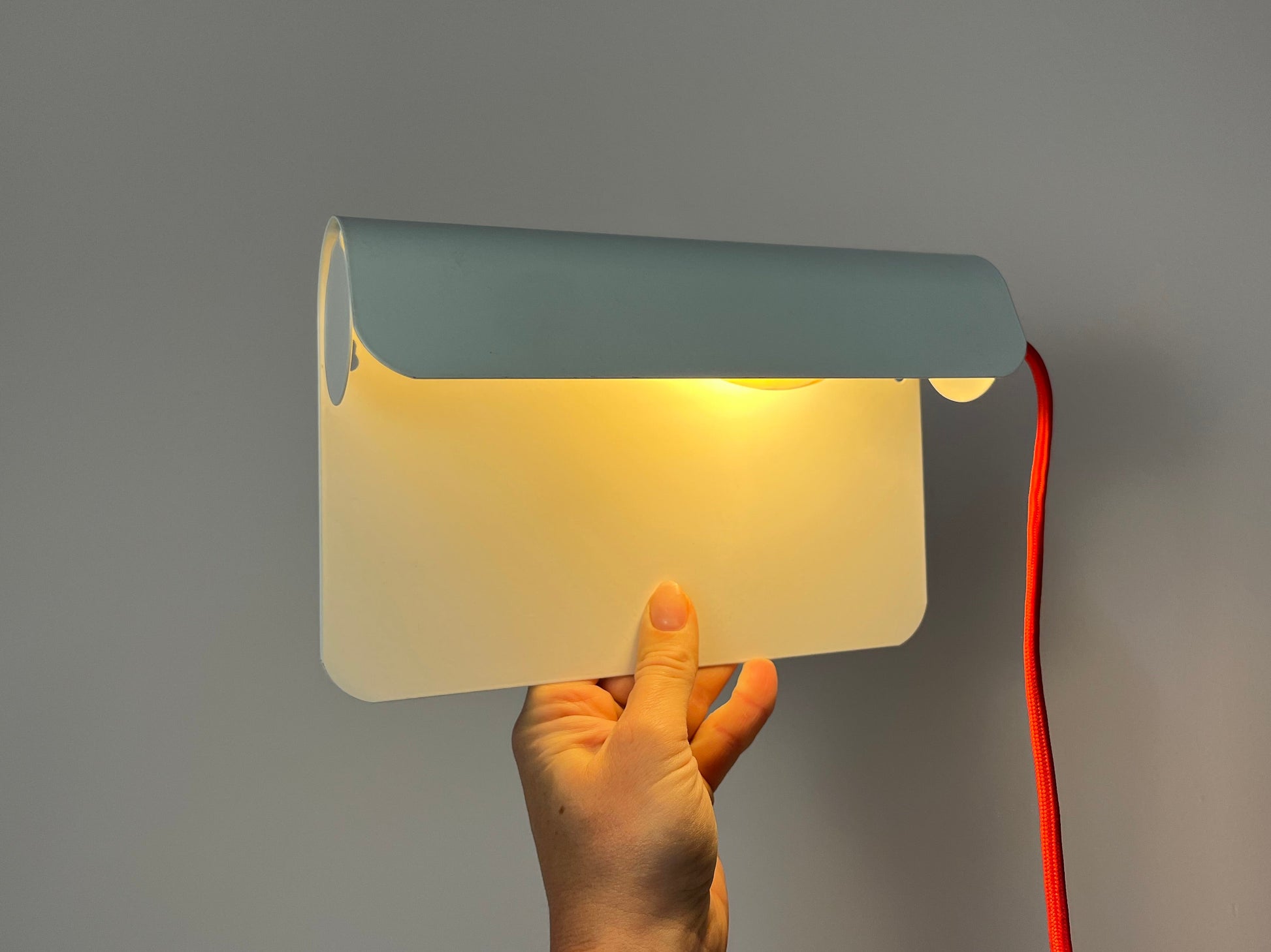 Wandlampe Typ 107 weiß von Darø