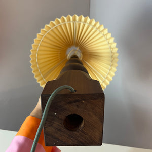 Tischlampe Teak aus Dänemark