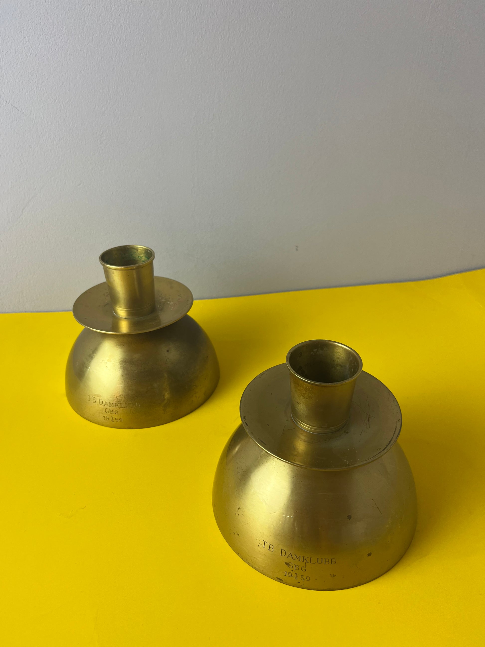 Kerzenständer Messing von Ystad-Metall