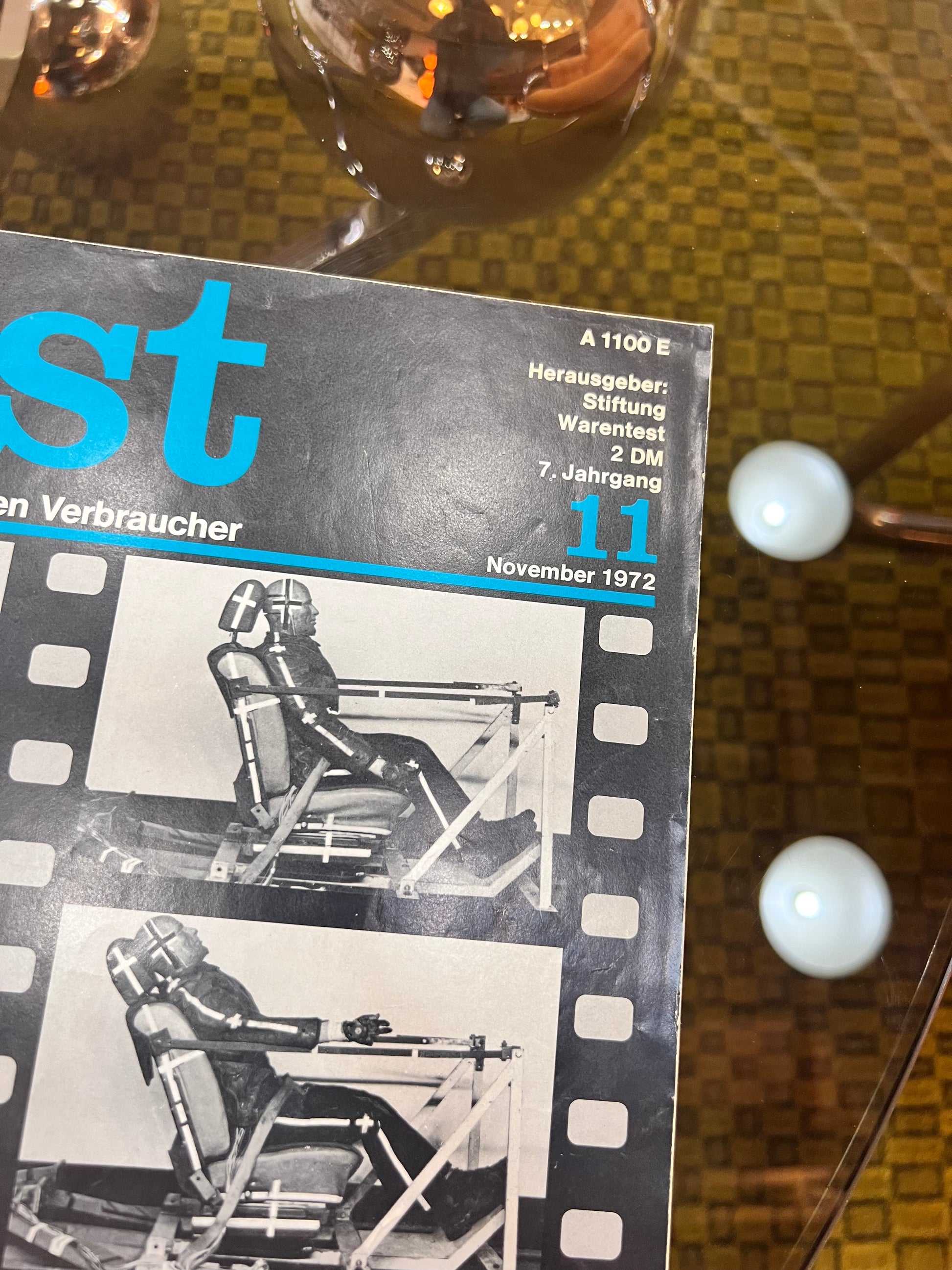Stiftung Warentest Zeitschrift November 1972