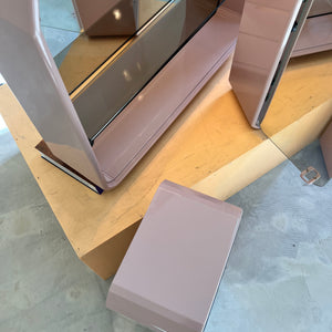 Set: Spiegelschrank rosa von Duscholux