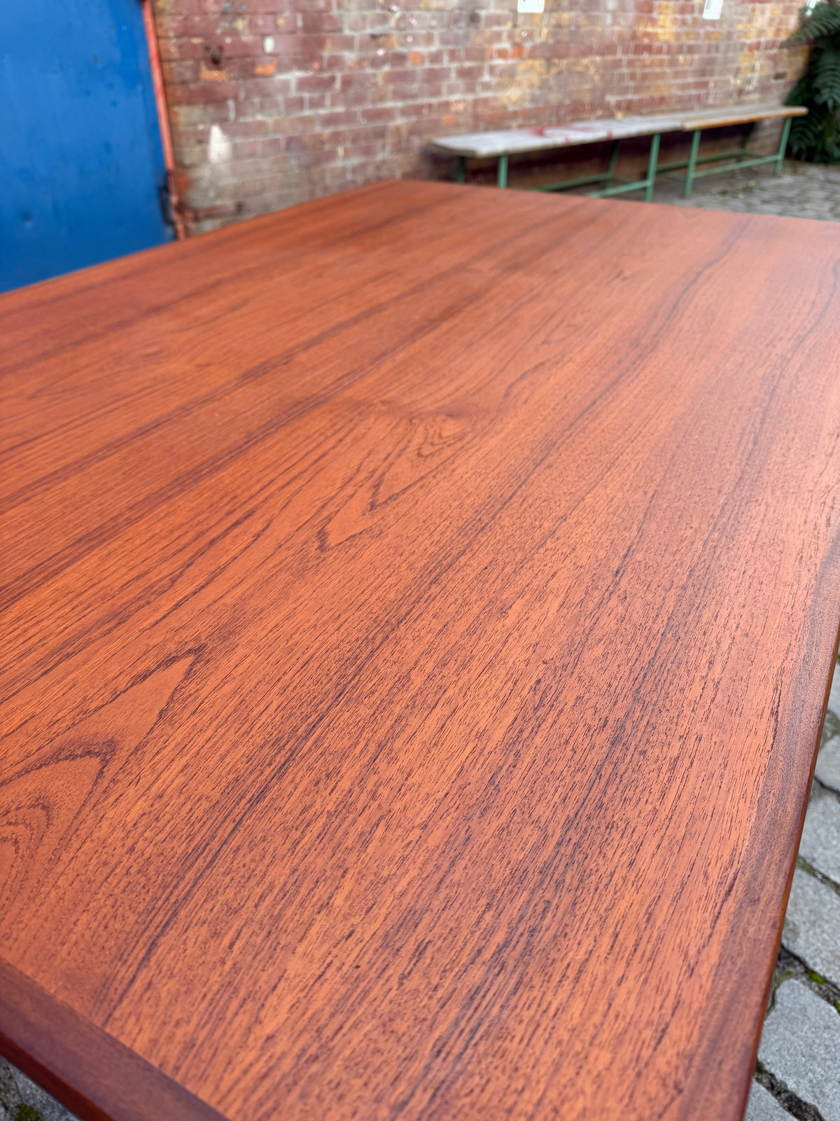 Ausziehbarer Esstisch Teak aus Dänemark