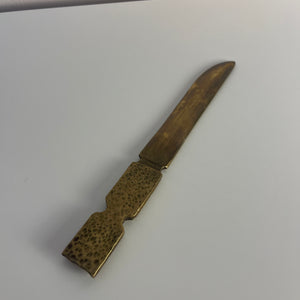 Brieföffner Messing aus Dänemark