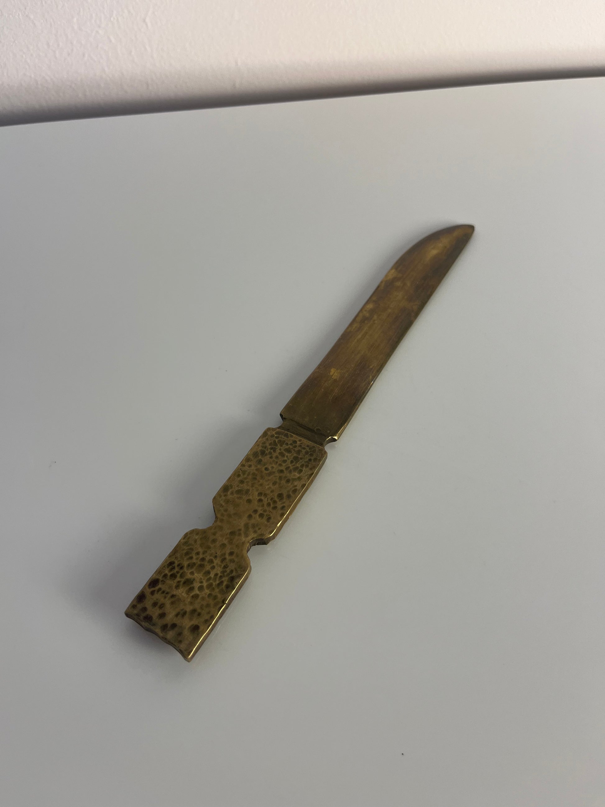 Brieföffner Messing aus Dänemark
