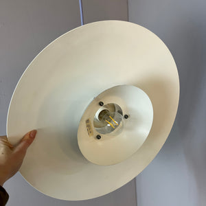 Lamellenlampe weiß silber von Design Light