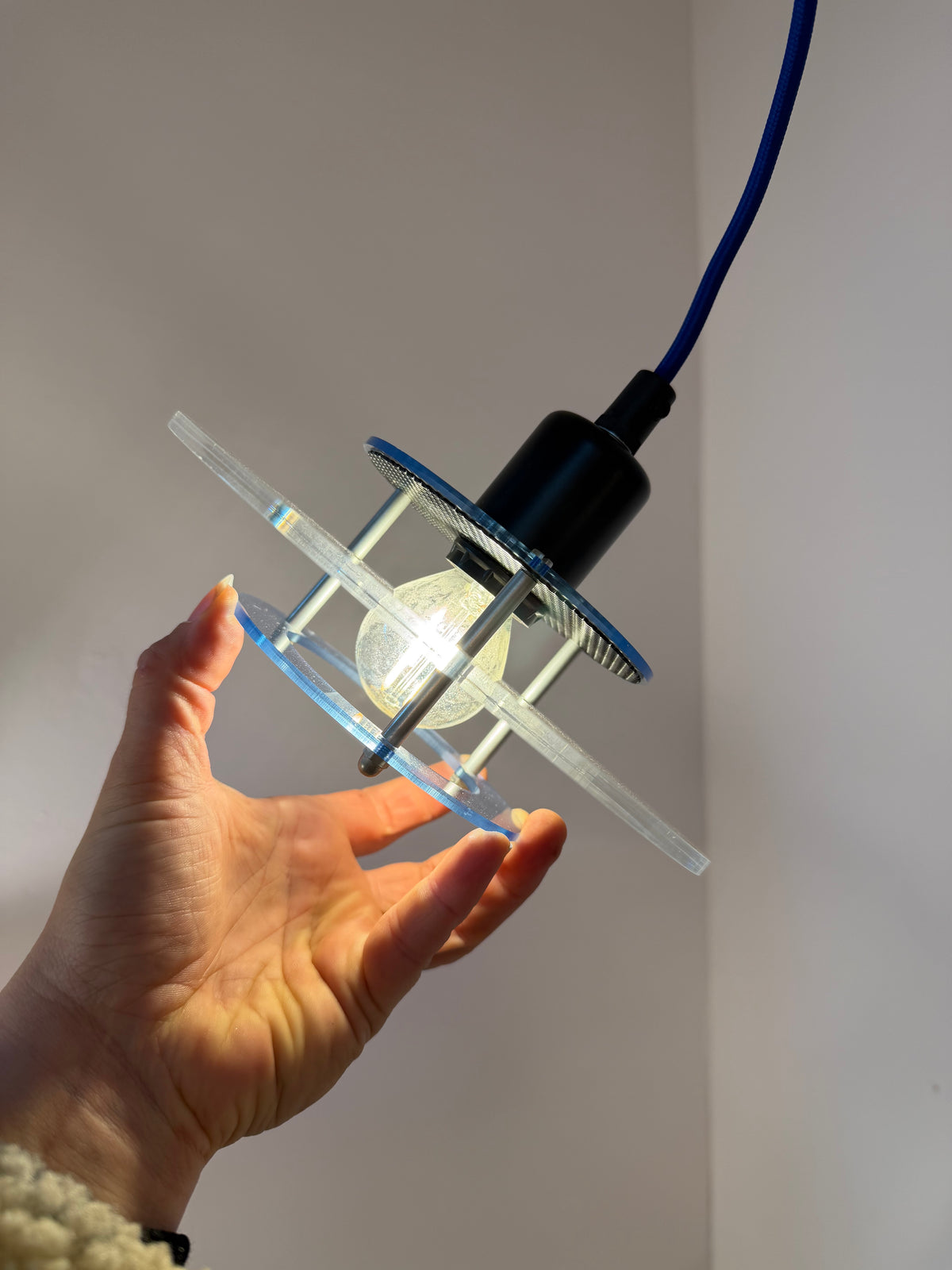 Lamellenlampe Acrylglas von Design Light