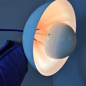 Hängelampe Flowerpot weiß Emaille von Verner Panton für Louis Poulsen