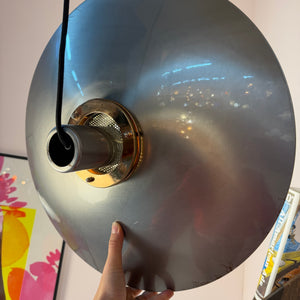 Lamellenlampe Leto silber kupfer von Top Lamper