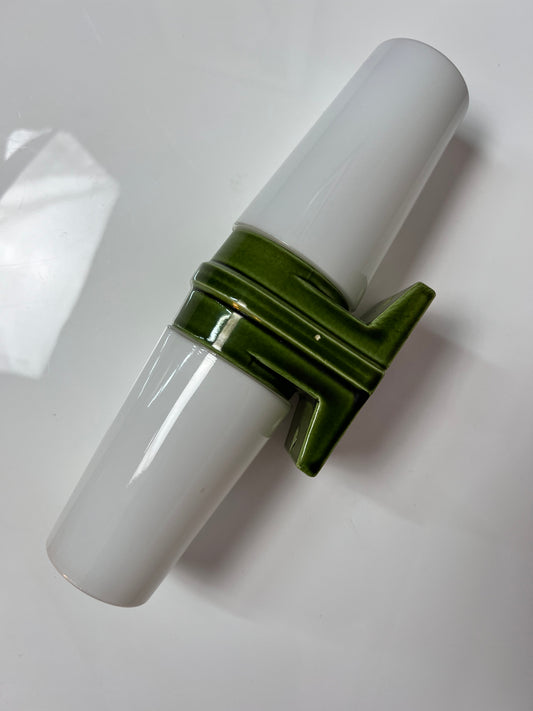 Wandlampe Modell 6060 grün von Sigvard Bernadotte für Ifö