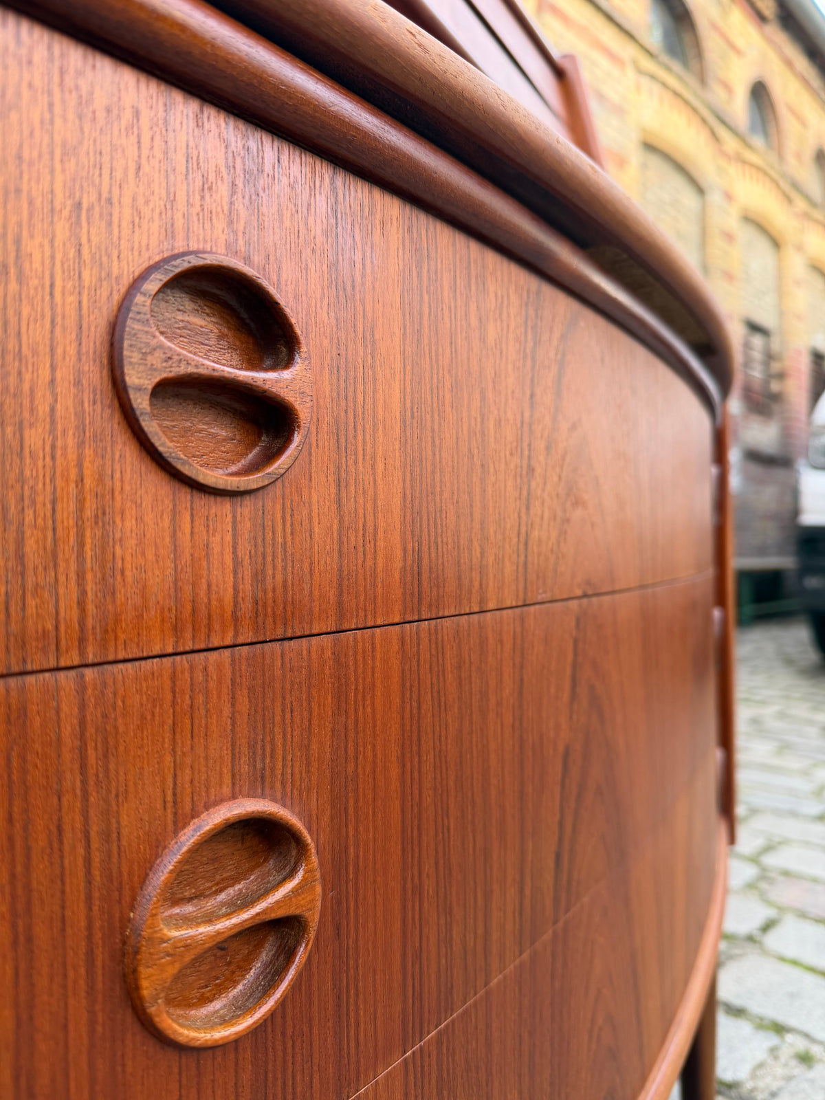 Sekretär Teak von Gunnar Falsig für Holstebro Møbelfabrik