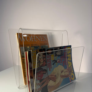 Zeitschriftenständer transparentes Plexiglas