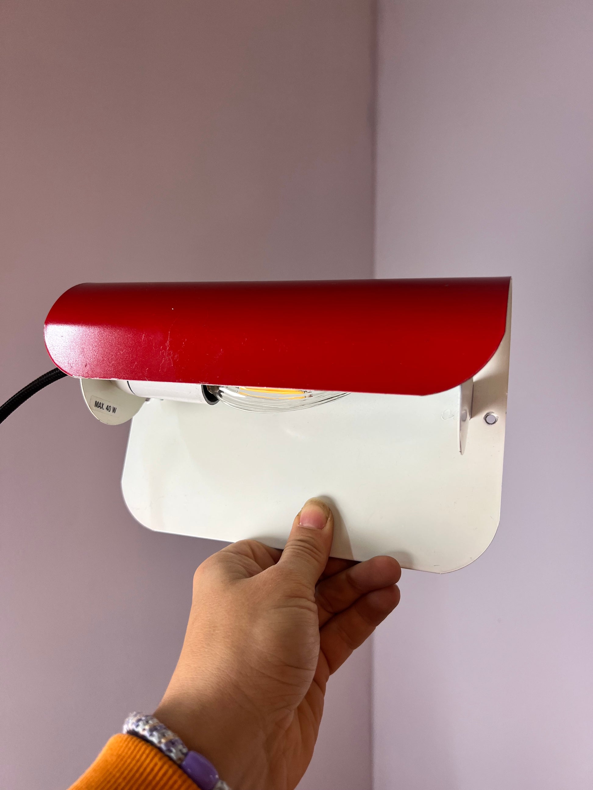 Set: 2x Wandlampe rot von Aneta