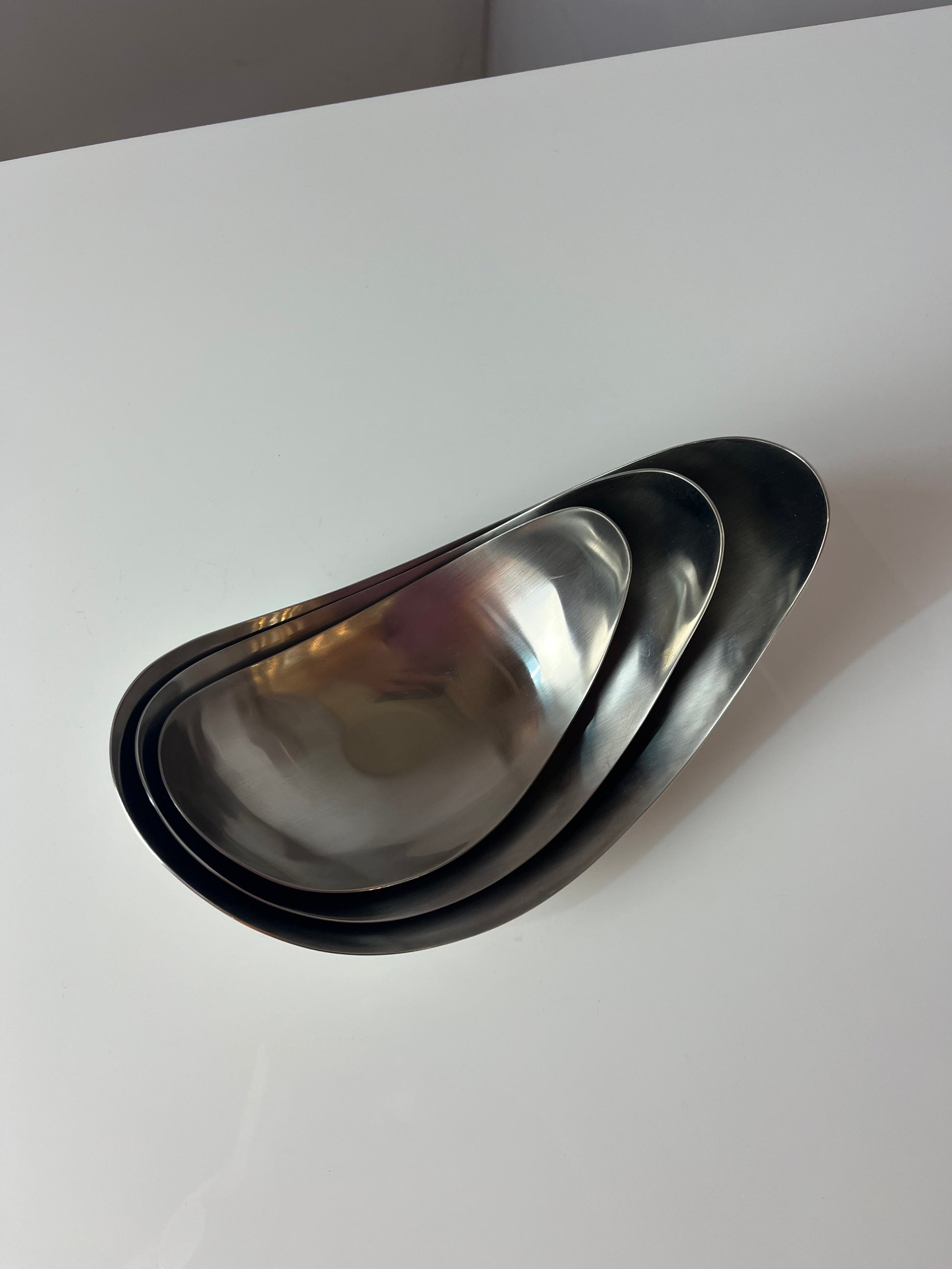 Set: Servierschalen Leaf von Helle Damkjær für Georg Jensen