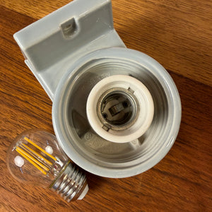Set: 2x Wandlampe Modell 6070 weiß Sigvard Bernadotte für Ifö