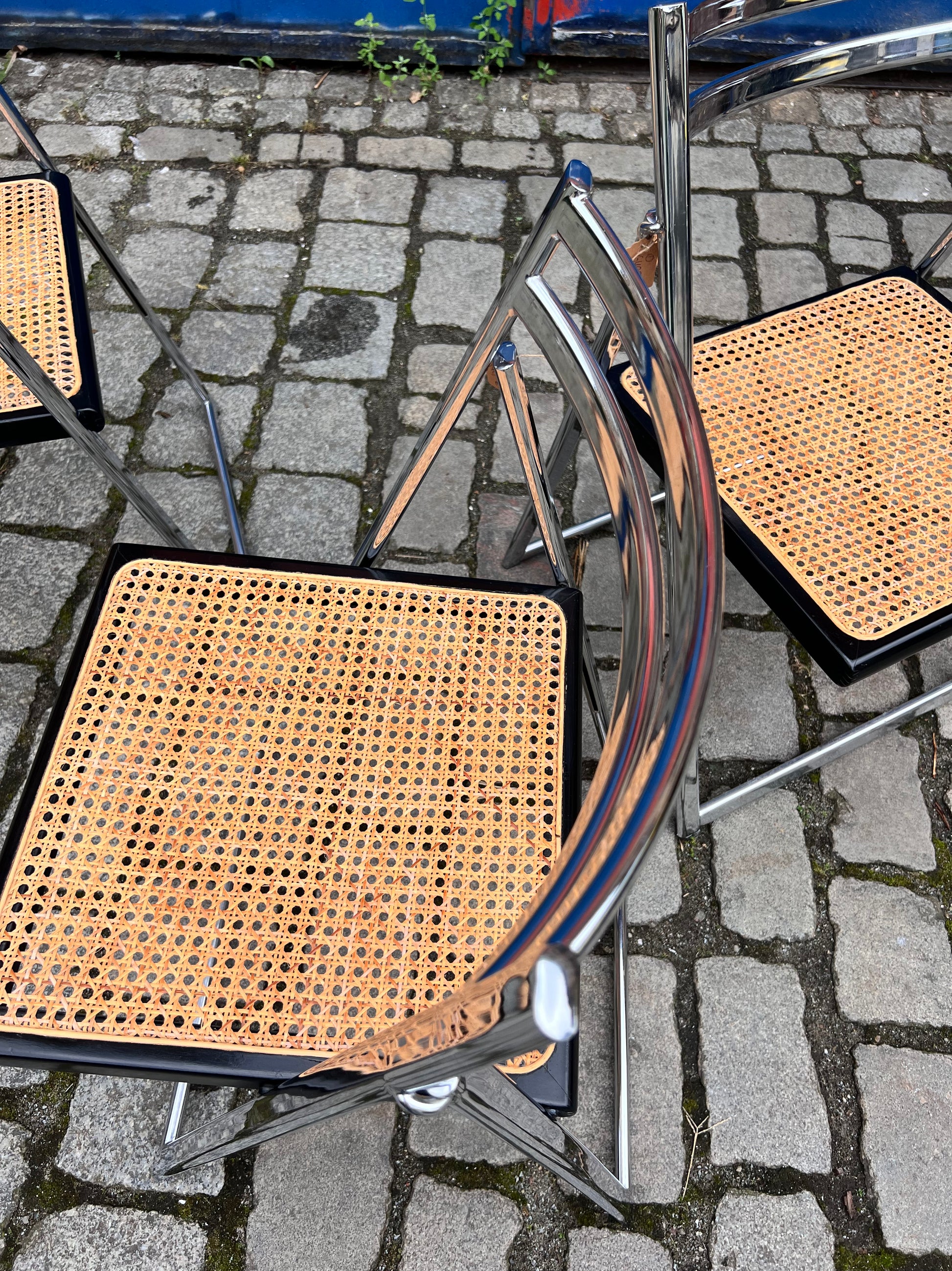 Klappstuhl Chrom von Arrben Italien
