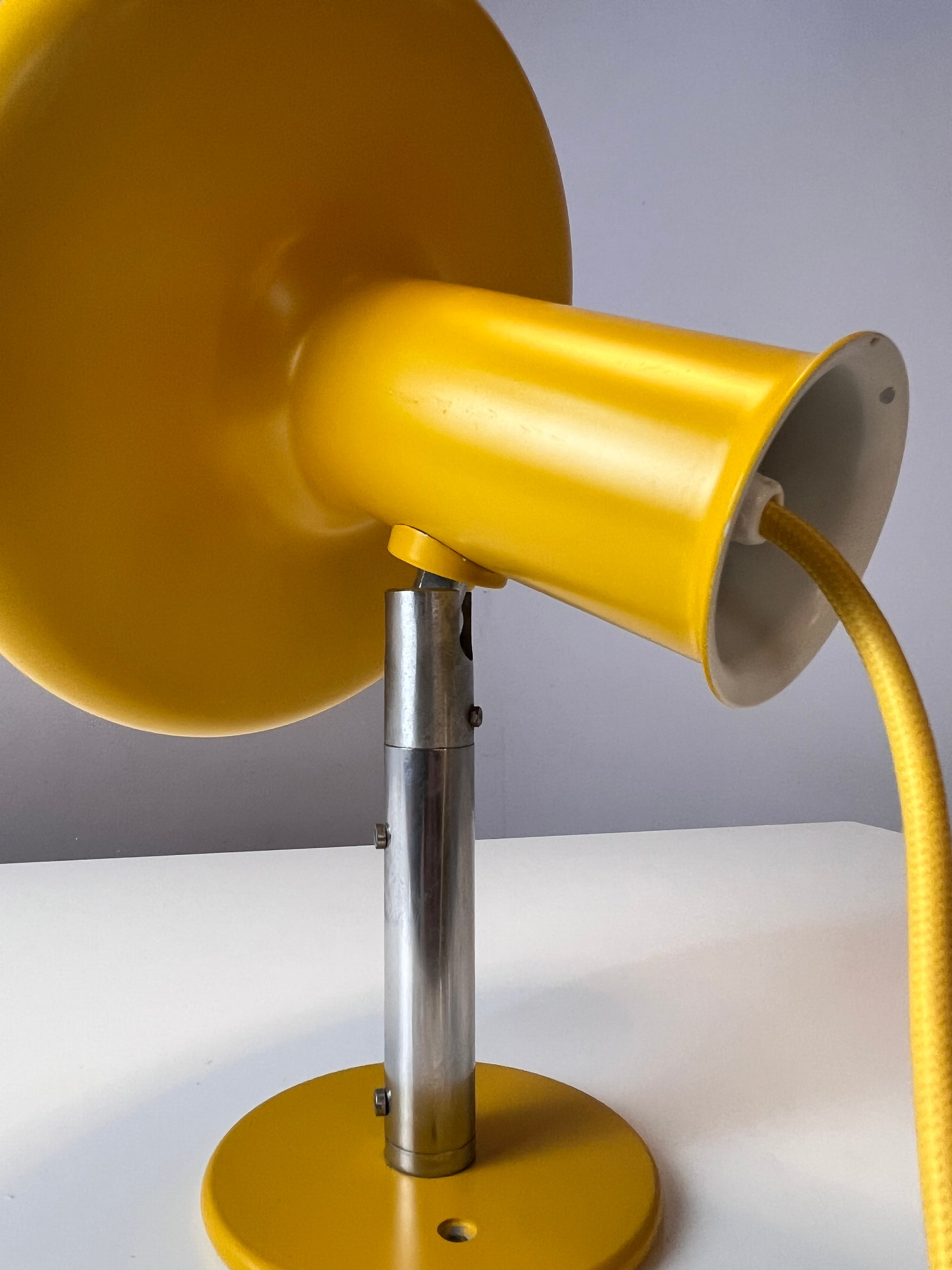 Wandlampe Optima gelb von Hans Due für Fog & Mørup