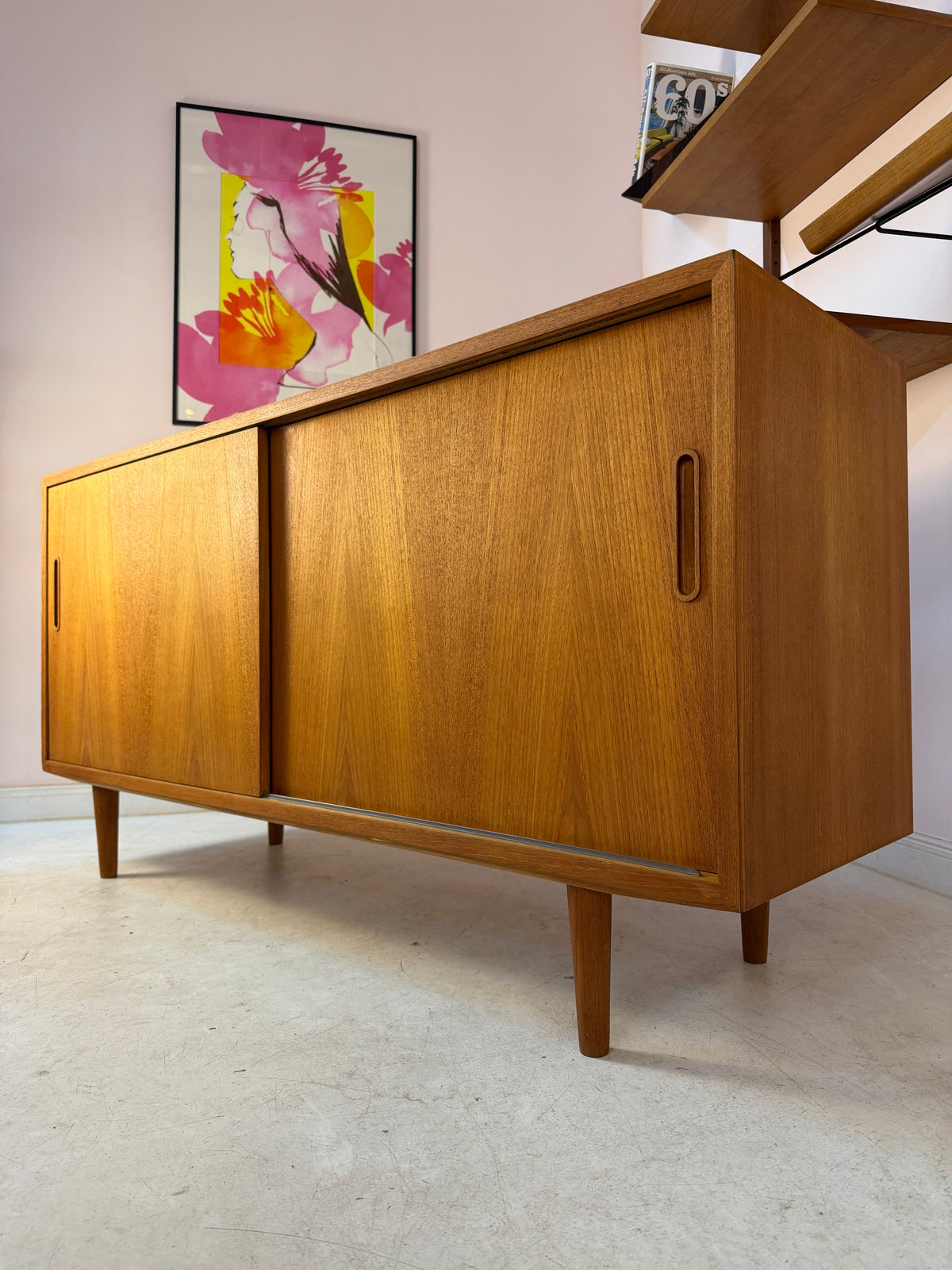 Sideboard Teak von Carlo Jensen für Hundevad & Co