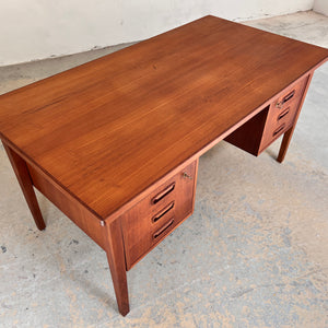Freistehender Schreibtisch Teak aus Dänemark Sigh & Søns Møbler