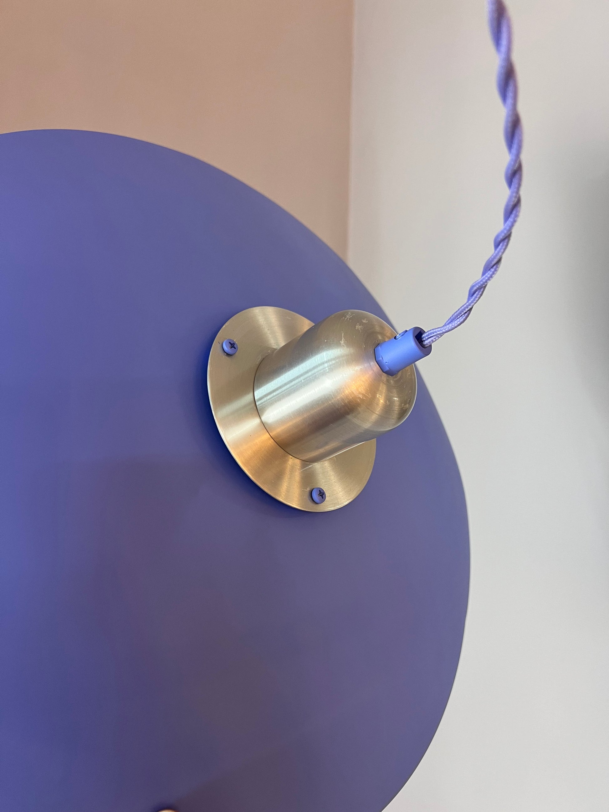 Lamellenlampe neu lackiert Dänemark