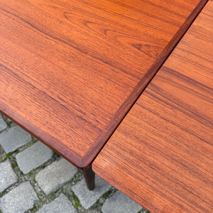 Ausziehbarer Esstisch Teak aus Dänemark