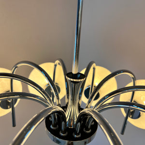 Kronleuchter mit 10 Kugeln von Richard Essig für Hustadt