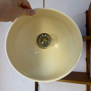 Bunkerlampe cremeweiß aus Dänemark