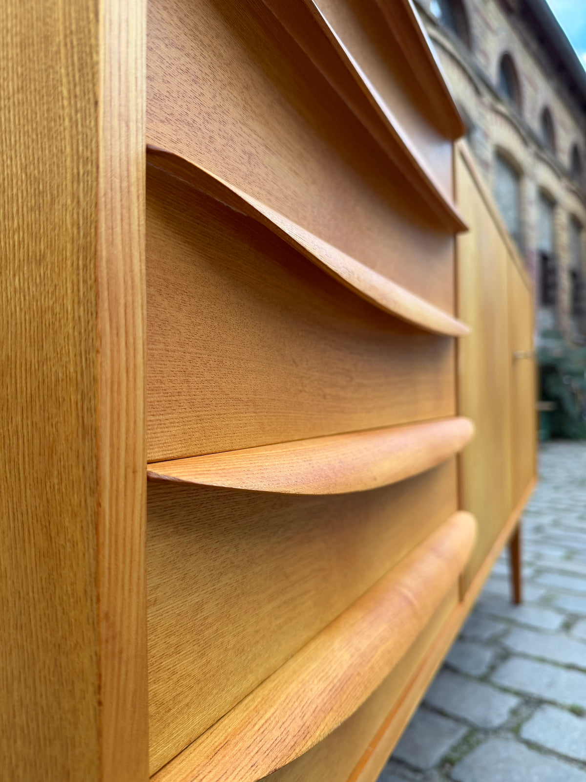 Sideboard Typ 602/K Esche von Franz Ehrlich für Hellerau