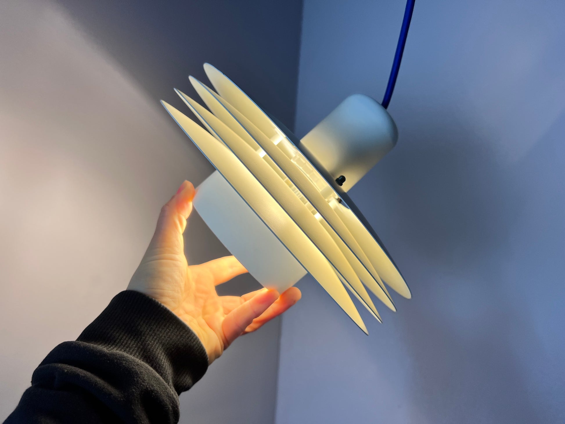 Lamellenlampe Typ 763 weiß von Horn