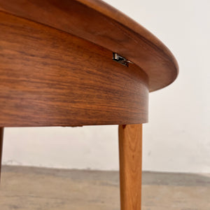 Runder Esstisch Teak mit Butterfly Auszug von Kondor
