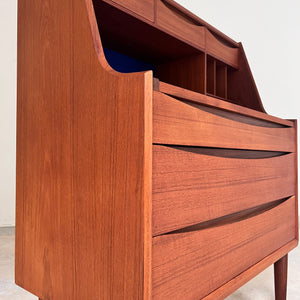 Sekretär Teak mit Schminktisch & Spiegel aus Dänemark