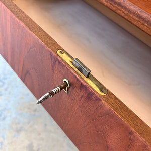 Sekretär Teak mit Spiegel aus Dänemark