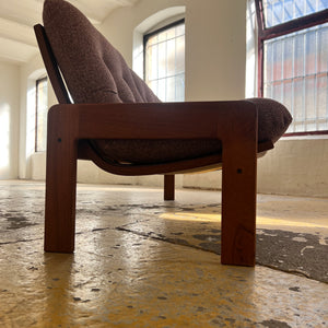 Set: Sofa mit Hocker mauve von Yngve Ekström für Swedese