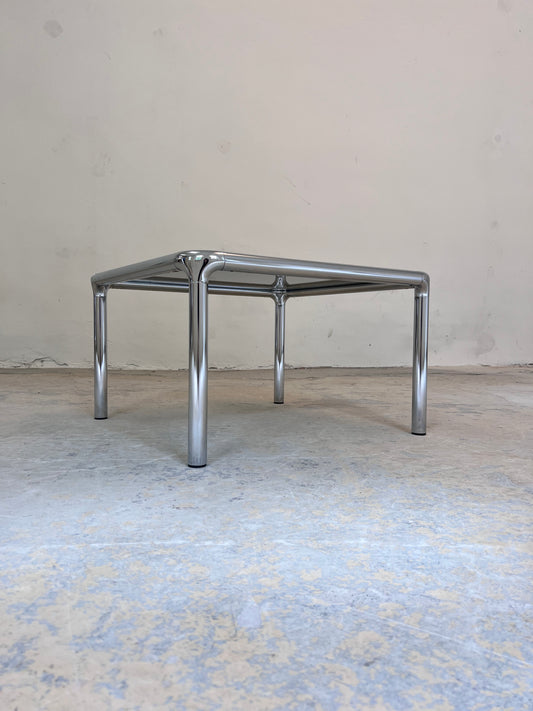 Couchtisch Chrom Rauchglas ETIENNE FERMIGIER