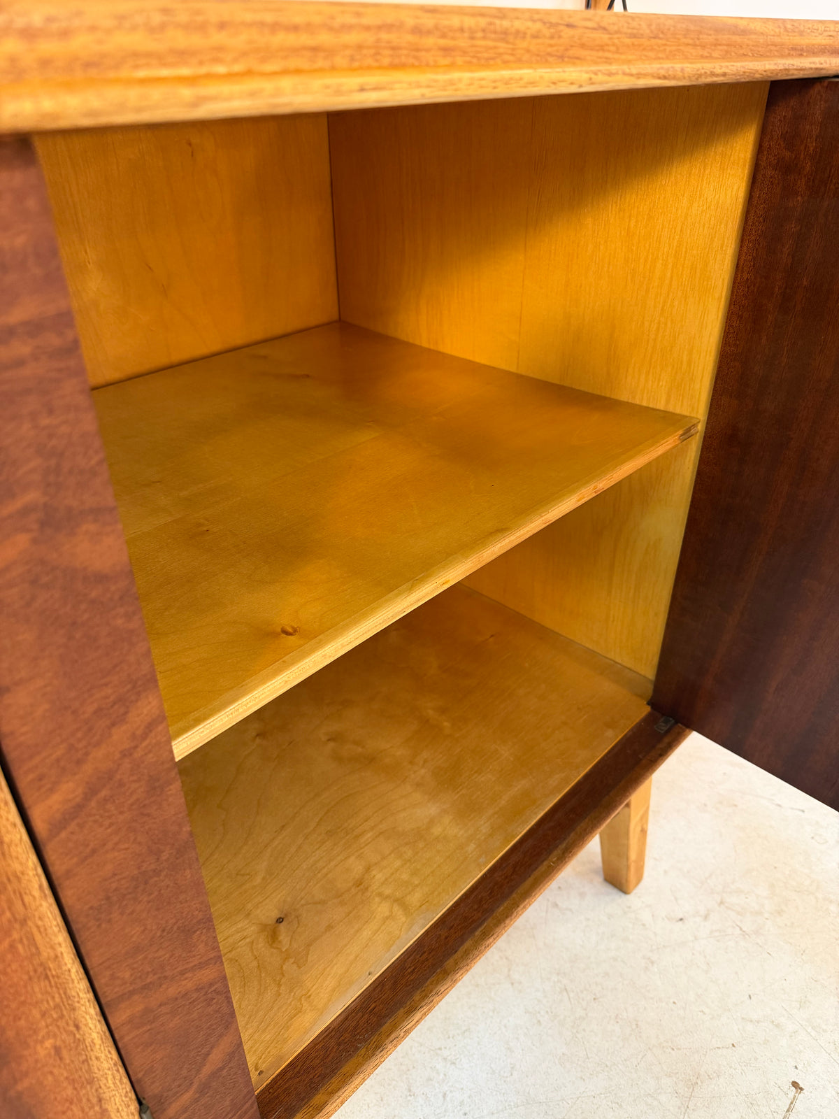 Sideboard Teak & Ulme aus Dänemark