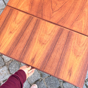 Kleiner ausziehbarer Esstisch Teak aus Dänemark