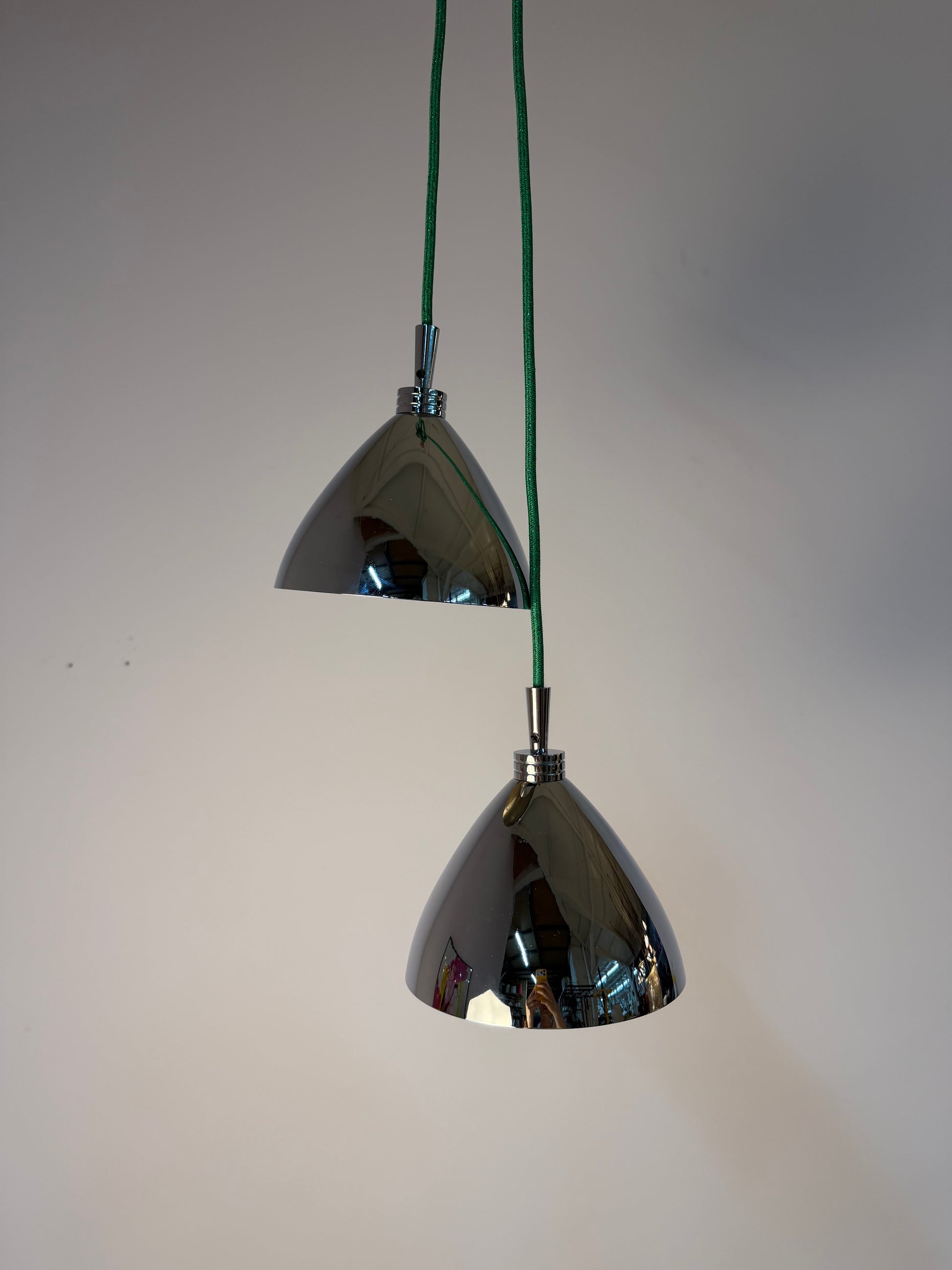 Hängelampe Chrom von Herstal