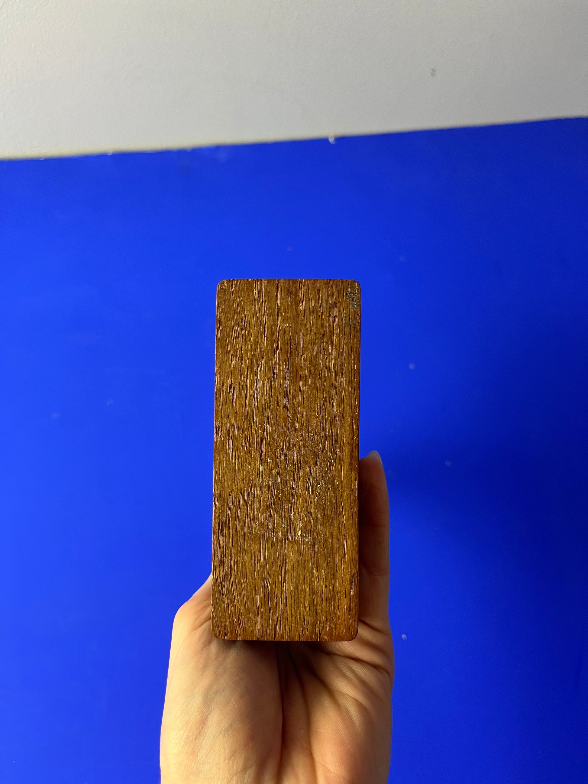 Zweiarmiger Kerzenständer Teak