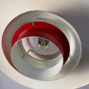 Lamellenlampe rot aus Dänemark