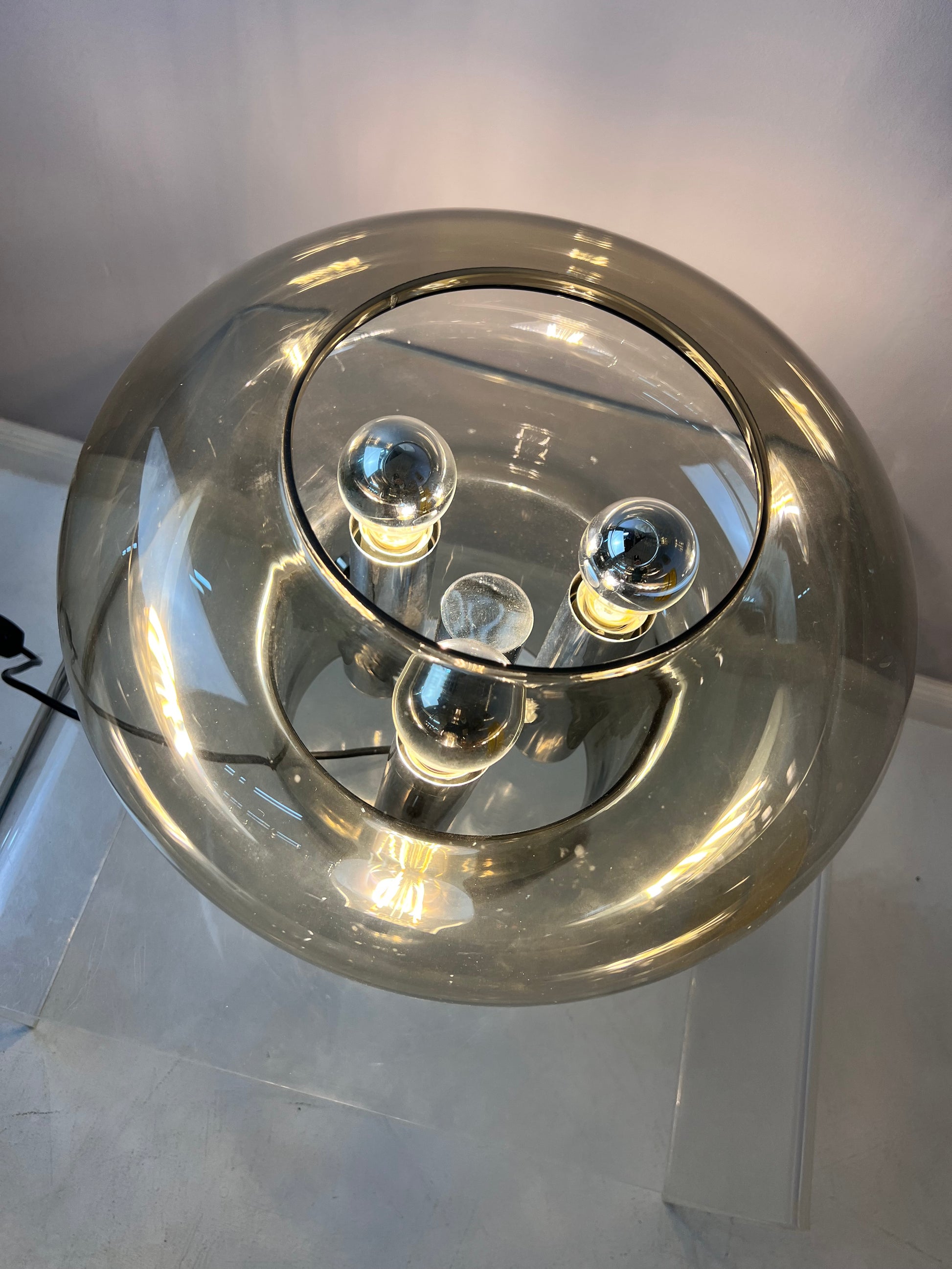 Große Tischlampe von Leclair & Schäfer
