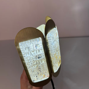 Wandlampe gold Glas von Vitrika