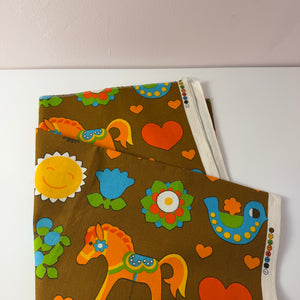 Stoff mit Kindermotiv 125 x 125 cm von dekoplus