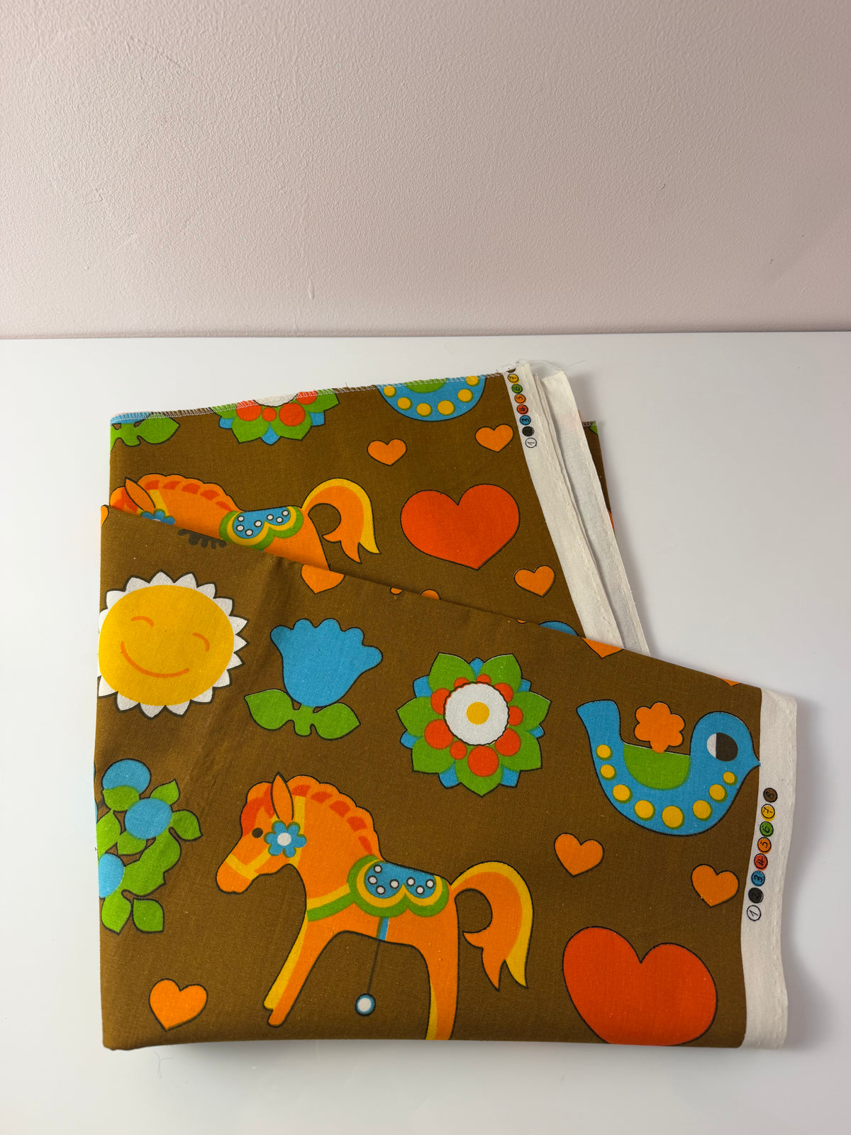 Stoff mit Kindermotiv 125 x 125 cm von dekoplus