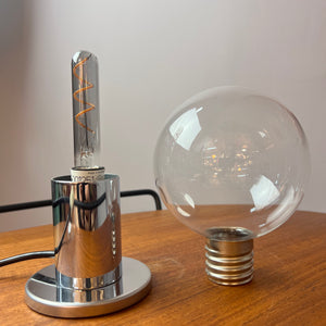 Tischlampe Big Globe Chrom von Motoko Ishii für STAFF