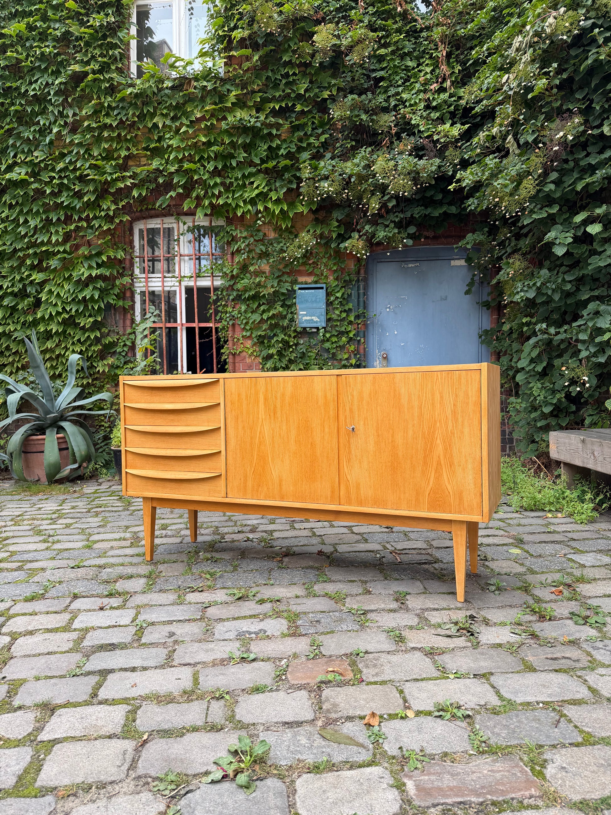 Sideboard Typ 602/K Esche von Franz Ehrlich für Hellerau