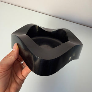 Aschenbecher schwarz von Walter Zeischegg für Helit