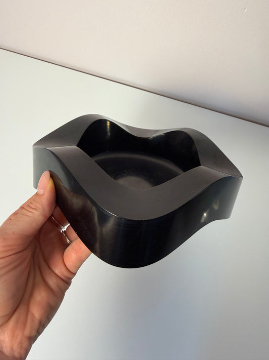 Aschenbecher schwarz von Walter Zeischegg für Helit