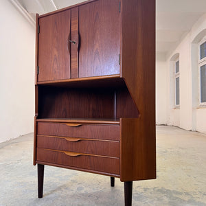 Eckschrank Teak mit Minibar aus Dänemark
