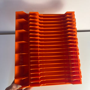 Aufklappbarer Geschirrabtropfer orange von Rhenanit