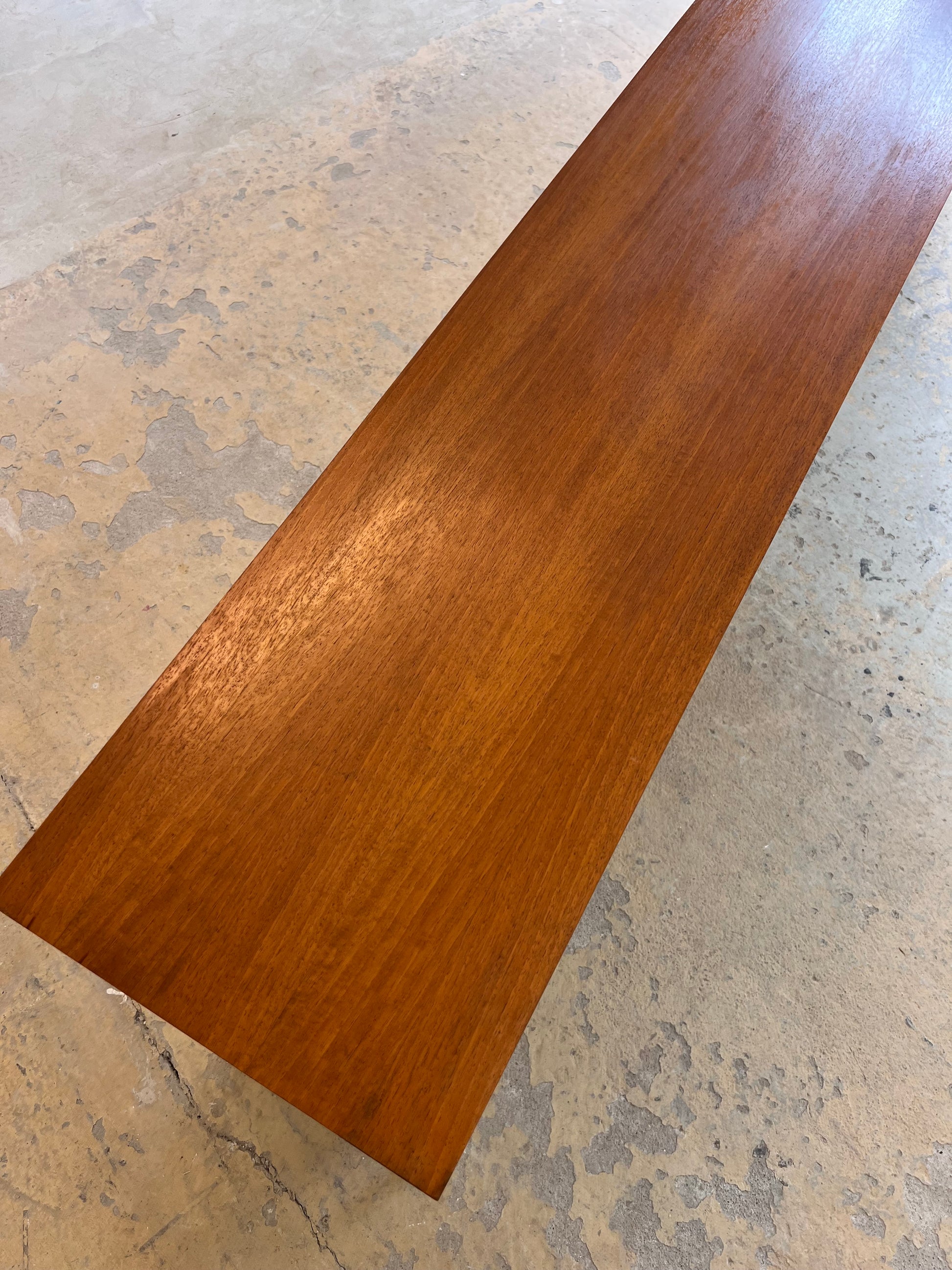 Sideboard Regal Nussbaum mit neuen Chromfüßen