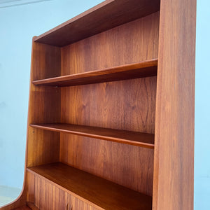 Bücherregal Teak mit Sekretär & Ausziehplatte von Johannes Sorth für Nexø